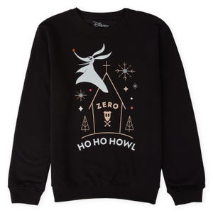 Disney Nightmare Before Christmas Ho Ho Howl Sweatshirt - Black