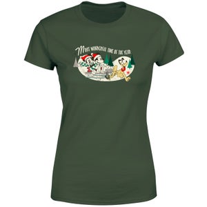 Disney Sleigh Ride Women's T-Shirt - Green