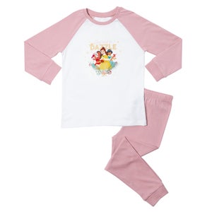 Disney Princess Dazzle Kids' Pyjamas - Pink White