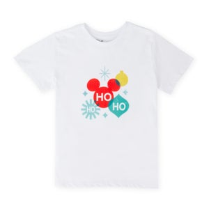 Disney Ho Ho Ho Kids' T-Shirt - White