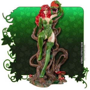 Ikon Collectables DC Comics Batman Poison Ivy on Vine Throne 30cm Statue