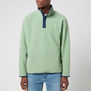 Polo Ralph Lauren Men's Snap Front Sweatshirt - Outback Green