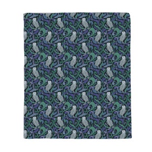 Owls Barn Owl Ball Fleece Blanket