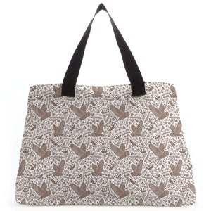 Owls Monochrome Burrowing Owl Blow Out Tote Bag