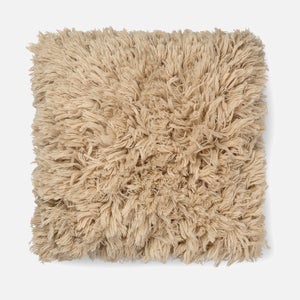 Ferm Living Meadow High Pile Cushion - Light Sand