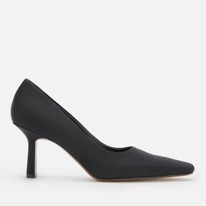 Neous Women's Doritis Leather Court Shoes - Black