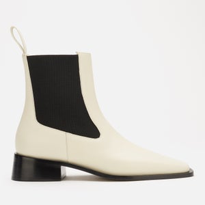 Neous Women's Revati Leather Chelsea Boots - Cream/Black
