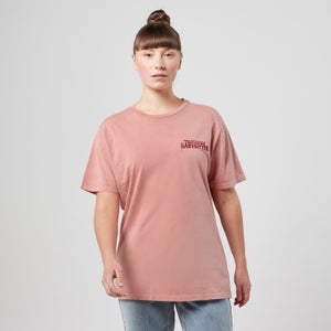 Stranger Things The Evolution Of Steve Harrington Embroidered Men's T-Shirt - Pink Acid Wash