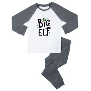 Big Elf Kids' Pyjamas - Grey White