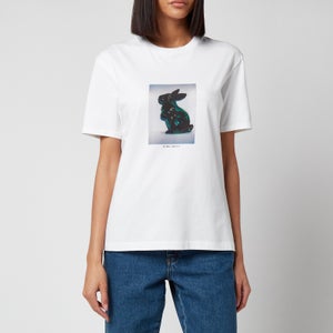 PS Paul Smith Women's Instant Rabbit Print T-Shirt - White