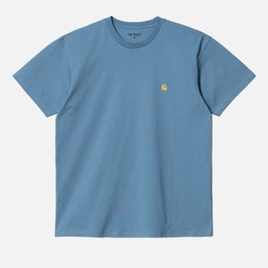 Carhartt WIP Men's Chase T-Shirt - Icy Water/Gold