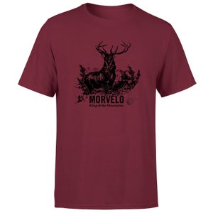 King Men's T-Shirt - Burgundy