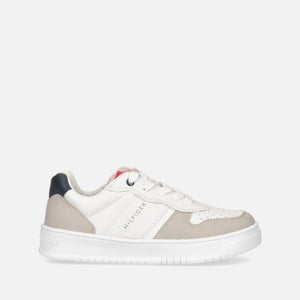 Tommy Hilfiger Kids' Low Cut Signature Faux Leather Velcro® Trainers