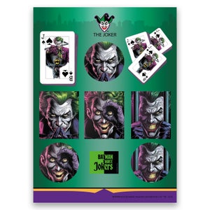 Pack de pegatinas de DC The Three Jokers