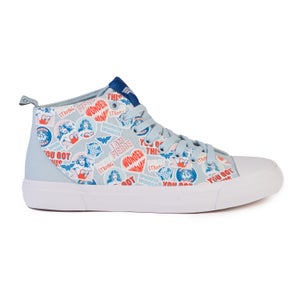 Akedo x Wonder Woman Sky Blue Signature High Top