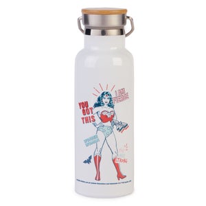 DC Wonder Woman You Got This Portable Insulated Water Bottle - White