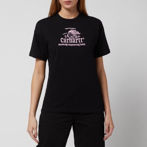 Carhartt WIP Women's Schools Out T-Shirt - Black/Pink