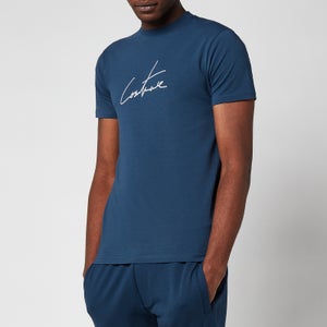 The Couture Club Men's Essentials Signature Slim T-Shirt - Navy