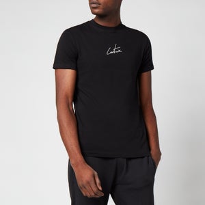 The Couture Club Men's Signature Reverse Slim T-Shirt  - Black