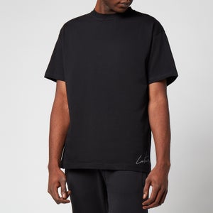 The Couture Club Men's Signature Reflective Regular T-Shirt - Black