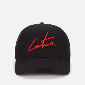 The Couture Club Men's Essentials Signature Baseball Cap  - Black/Red