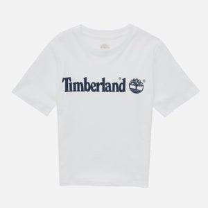 Timberland Kids' Short Sleeve Logo T-Shirt - White
