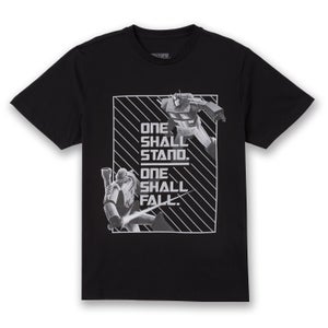 Camiseta unisex Transformers One Shall Stand - Negro
