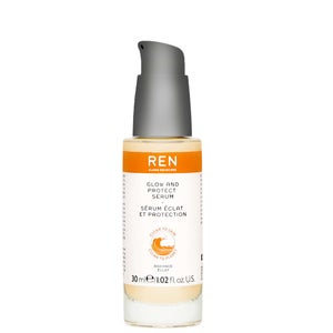 REN Clean Skincare Face Radiance Glow and Protect Serum 30ml