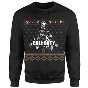 Call Of Duty Tree Of Duty Weihnachtspullover – Schwarz