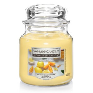 Yankee Candle Home Inspiration Scented Candle - Medium Jar - Cirtus Spice