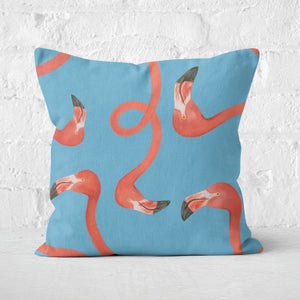 Flamingo Party Square Cushion