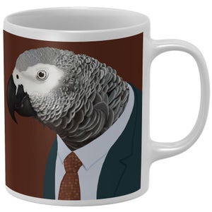 African Grey Parrot Mug