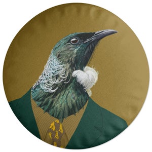 Decorsome Well Dressed Tui Round Cushion