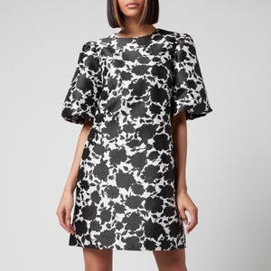 Kate Spade New York Women's Bi-Color Floral Taxi Dress - French Cream