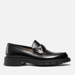Salvatore Ferragamo Men's Magnum Leather Loafers - Black