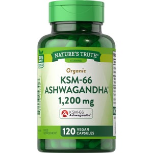 Organic Ashwagandha KSM-66 1200mg - 120 Capsules