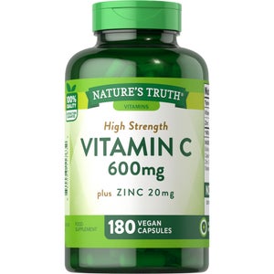 Vitamin C 1200mg with Zinc 40mg - 180 Capsules