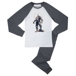 Marvel Thanos Men's Pyjama Set - Grey White