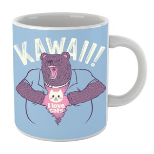 Mad Bear I Love Cats Inside Mug