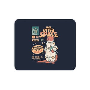 Otter Space Astronaut Other Gravity Galaxy Comics Mouse Mat