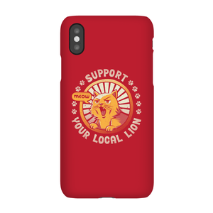 Support Your Local Lion Phone Case for iPhone and Android