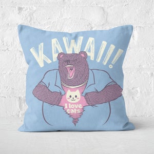 Mad Bear I Love Cats Inside Square Cushion