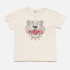 KENZO Girls' Tiger T-Shirt - Off White