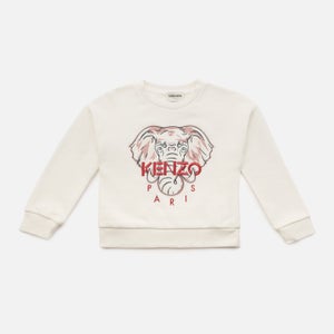 KENZO Girls' Elephant Sweatshirt - Off White