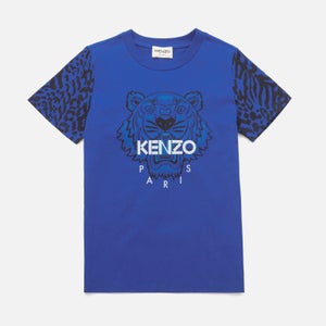 KENZO Boys' Tiger T-Shirt - Blue