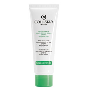 Collistar Deodorants Multi-Active 24 Hour Deodorant Cream with Rice Milk 75ml