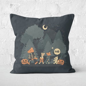 Halloween Forest Square Cushion