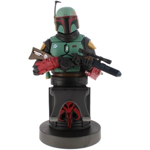 Star Wars Mandalorian Boba Fett Mandalorian Cable Guy 8 Inch Controller and Smartphone Stand