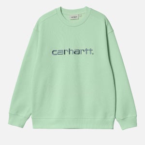 Carhartt WIP Women's Carhartt Sweatshirt - Pale Spearmint/Icy Water