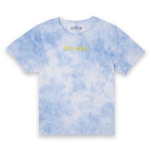Sesame Street Big Bird Unisex T-Shirt - Light Blue Tie Dye